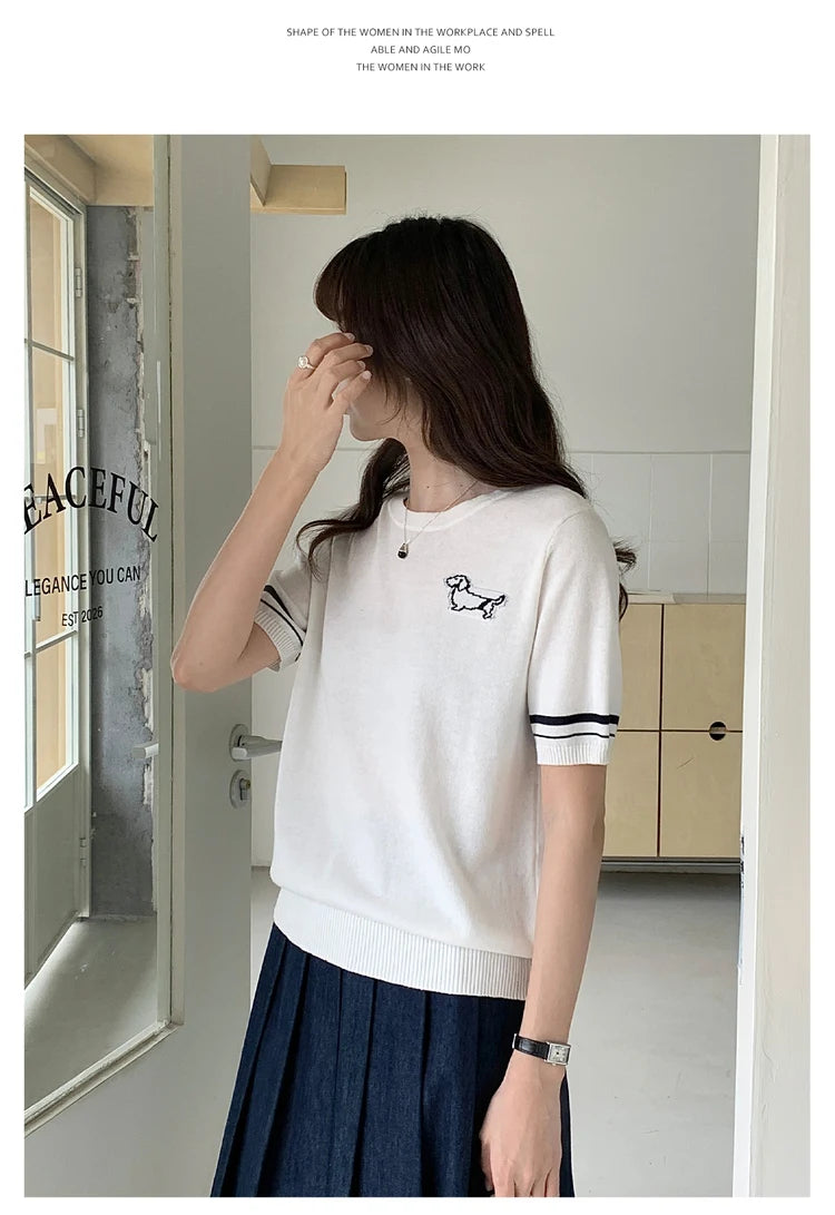 Summer Women's T-shirt 100% Cotton Short Half Sleeve O neck Clothes Solid Casual Pullover Basic Female Top NovaCart