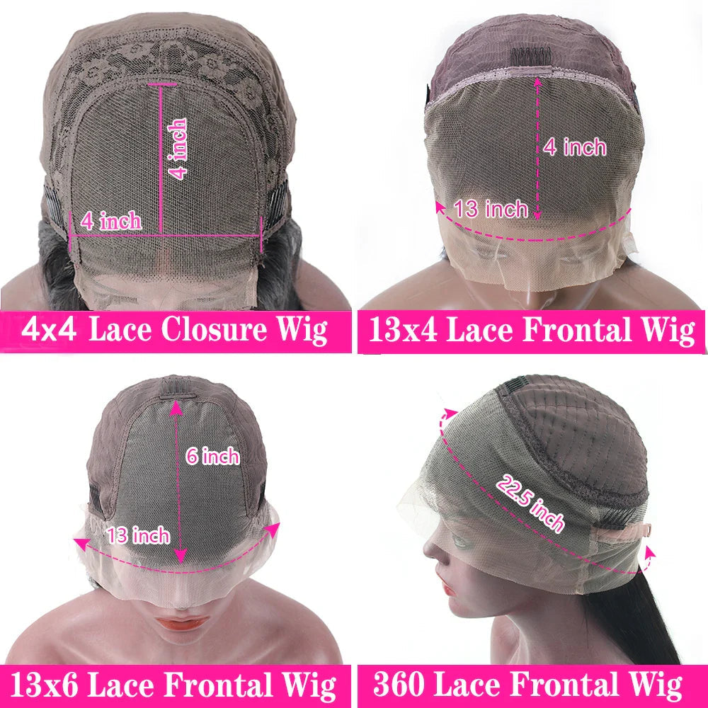 HD 13x4 Chocolate Brown Lace Front Human Hair Wigs For Women Body Wave Transparent 360 Full Lace Frontal Wigs On Clearance Sale HOL stores