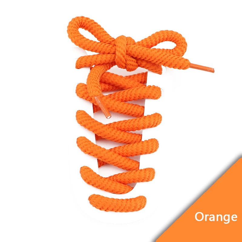 Round Shoelaces Quality 8mm Thicker Shoelace Running Sneakers Laces 1Pair 100/120/140/160CM Boots Shoe Laces Shoes Accessories NovaCart