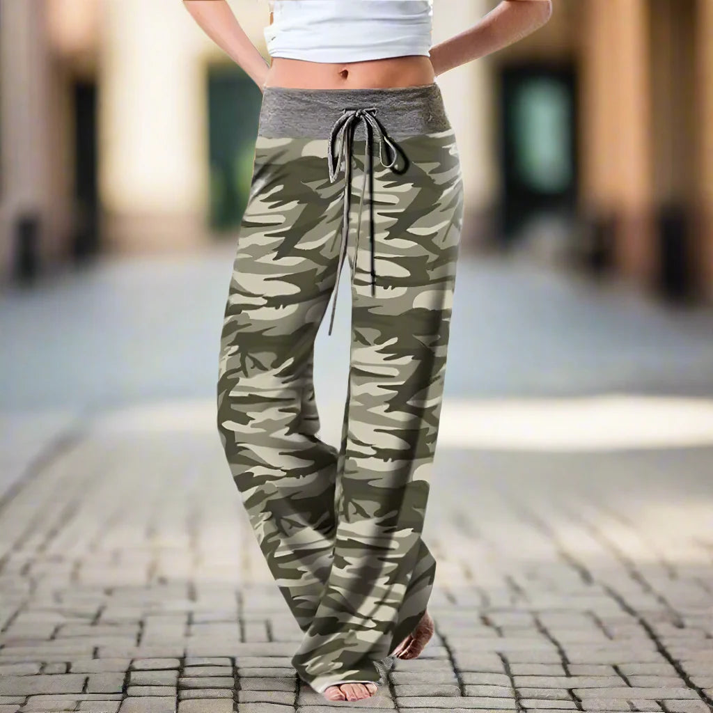 Women’s Wide Leg Yoga Pants – Casual Lounge Pajama Pants FitiqueFit