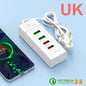 Multi Ports USB C Charger Power Strip PD Type C Fast Charging Wall Charger Socket Quick Charge 3.0 EU/US/UK Plug Power Adapter Pi-Mart