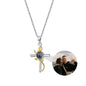 Customizable Photo Cross Projection Necklace  Pendant Jewelry