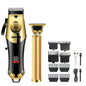 T9 Vintage Men's Electric Hair Clipper Beard Trimmer/Rechargeable Hair Cutting Machine With Nose Hair Trimmer Kit Boyfriend Gift NovaCart