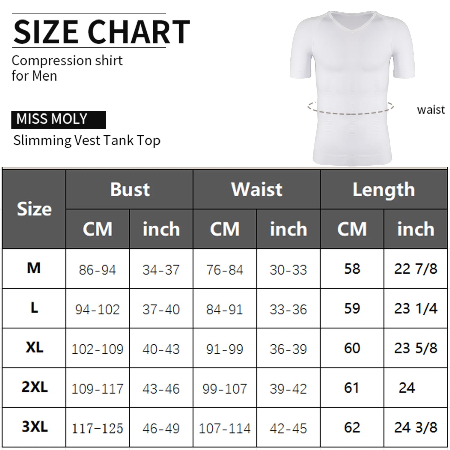 Men's Short Sleeve Compression T-Shirt V-neck Shapewear Tummy Control Flat Belly Tank Top Fitness Workout Slimming Body Shaper NovaCart