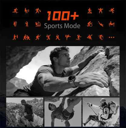 2026 New GPS Smart Watch For Men 1400mAh Battery Outdoor Sports Compass Watches Bluetooth Call IP68 Waterproof Smartwatch gift NovaCart