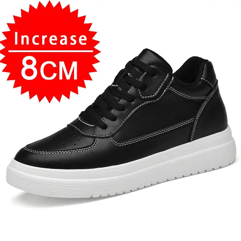 Men Sneakers Casual Heightening Shoes 8cm Height Increase Shoes For Men Summer Breathable 6cm Elevator Shoes 10cm Insole Taller NovaCart