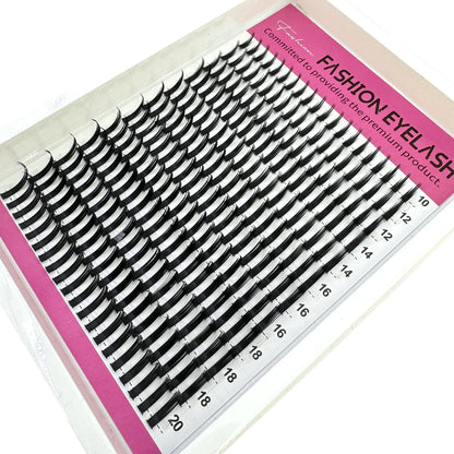 16Rows Bottom Lashes(6-7mm) and Spikes(15-21mm) Mix DIY Eyelash Extension Wispy Individual Lash Spikes Clusters DIY Lashes Tools NovaCart