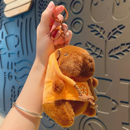 Cute Capybara Plush Toy Hoodie with Wings Simulation Doll Small Size Stuffed Animals Anime Fluffty Toy Birthday Party NovaCart