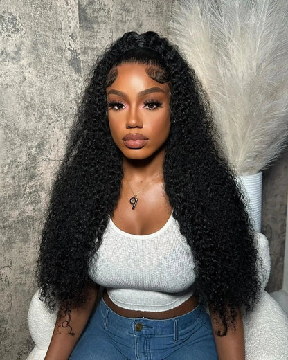 40 50 Inch HD 13x6 Deep Wave Lace Frontal Wigs Brazilian 13x4 Water Wave Curly Lace Front Human Hair Wigs For Women 300 Density NovaCart