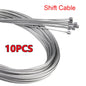 10/5/3/1PC 2M MTB Bicycle Brake Line Bicycle Speed Line Fixed Gear Shifter Gear Brake Cable Set Core Inner Wire MTB Road Bike Pi-Mart