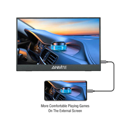 14 Inch Portable  Touch Monitor Non-touch optional 16:10 400cd/m2 Gaming Computer Expand Display For XBox PS4/5 Switch Loptop Pi-Mart