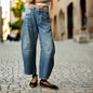 Women’s Mid Rise Wide Leg Jeans FitiqueFit
