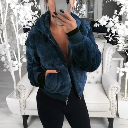 Hoodies Women Clothing Streetwear 2025 Autumn Winter Spring New Fashion Versatile Casual Solid Long Sleeves Coat for Female NovaCart