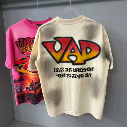 2026 New Fashion Streetwear Shinning Diamond Baggy Tshirts for Men and Women Short Sleeve Rhinestone Cotton Top Tees Oversized NovaCart