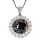 Customizable photoMen's Fashion Inlaid Exquisite Micro-dense Zircon Hip Hop Rock Party