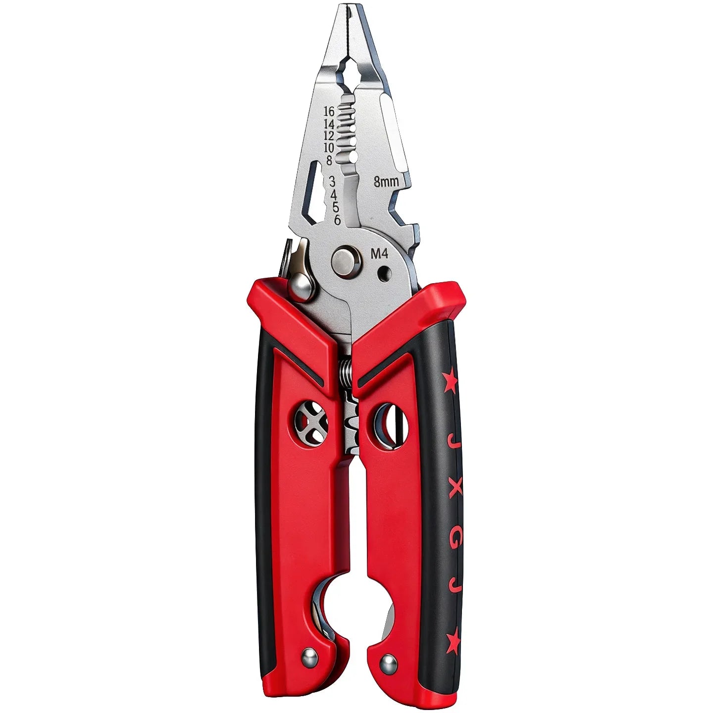 18 in 1 Electrician Pliers Multifunctional Wire Stripper Crimper Pliers Crimping Cutting Professional Electrician Tool Pi-Mart