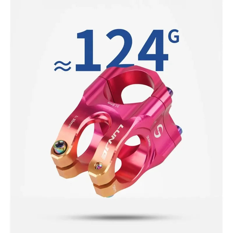 MTB Road Bike Stem CNC Mountain Bicycle Bridge Short Power 31.8mm High Strength Climbing Riser Pi-Mart