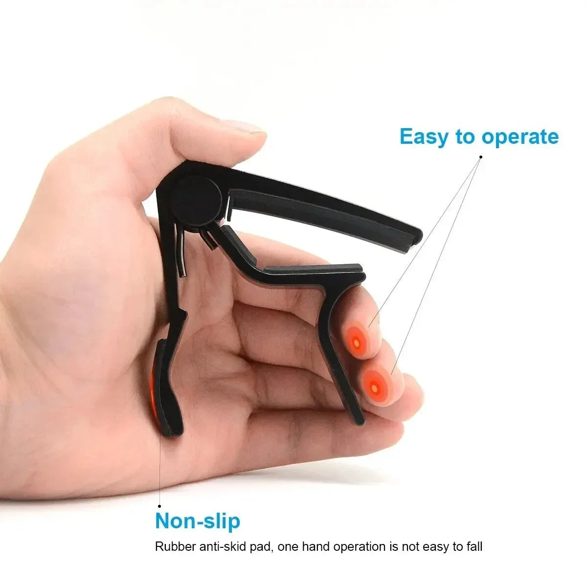 Miwayer Guitar Capo for 6 String Acoustic Classic Electric Guitar Alloy Metal Universal Multifunction Capo Guitar Accessories Pi-Mart