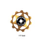 ENLEE Bike Aluminum Alloy Guide Wheel Pulley Rear Derailleur 11T 13T Guide MTB Ceramic Bearing Jockey Wheel For 4/5/6MM Pi-Mart