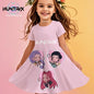 Girls Kpop Cartoon Demon Hunters Dress Summer Kids Anime Princess Beach Outfit Casual Sleepwear NovaCart