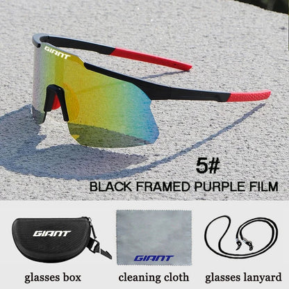 2025 giant new cycling Glasses UV400 Protection, Anti-Fog, Sports Sunglasses for Men Women with case Pi-Mart