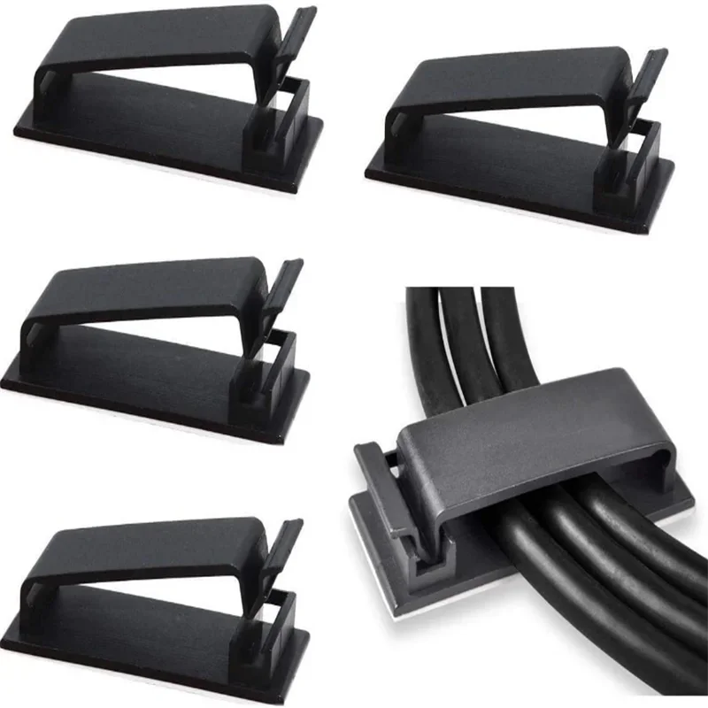 Cable Fixing Clip Cable Wire Sorting Buckle Chassis Organizer 19*47 Black and White Organizer Pi-Mart