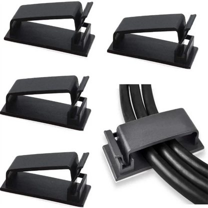 Cable Fixing Clip Cable Wire Sorting Buckle Chassis Organizer 19*47 Black and White Organizer Pi-Mart