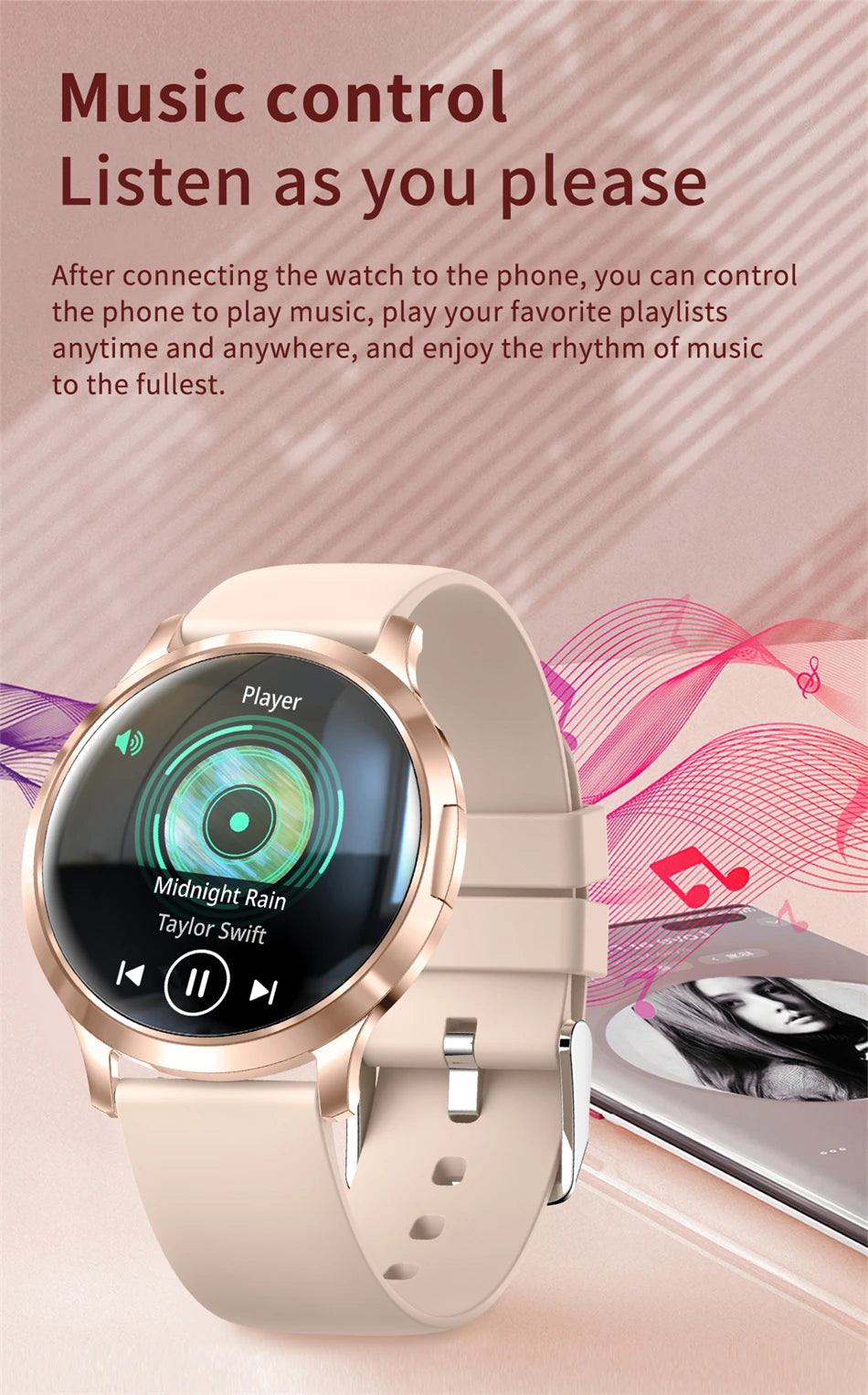 LIGE Women Smart Watch 2026 Ultra-thin AMOLED Screen Sport Fitness Bracelet Custom Watch Face Bluetooth Call Luxury Smartwatch NovaCart