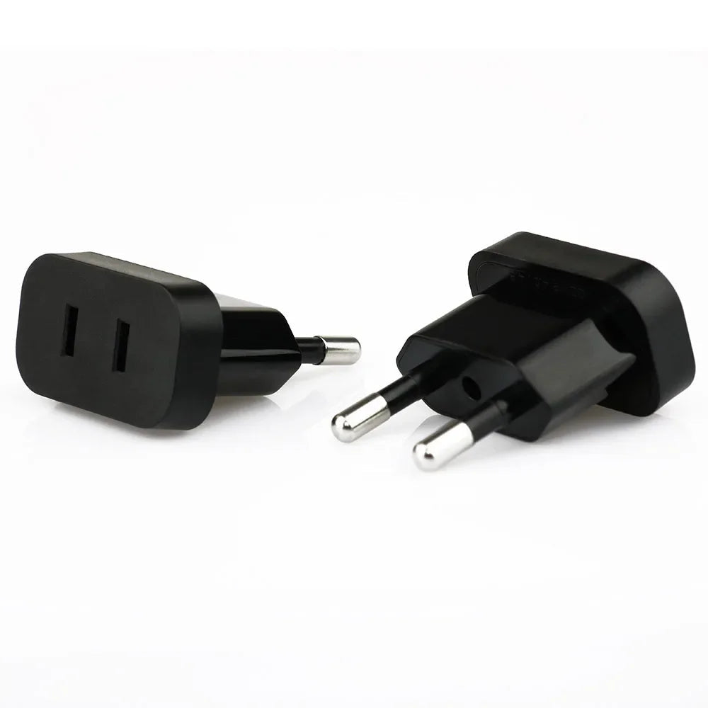 1pcs 4.8/4.0mm Power Plug Adapter US To EU Europe Plug Power Converter Travel Charge Adapter US to EU Adapter Electrical Socket Pi-Mart