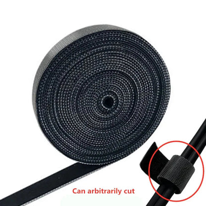 Reusable Hook Loop Cable Ties Wire Winder Organizer 1/2/3/5M For Desk Cable Management USB Mouse Earphone Cord Protector Pi-Mart
