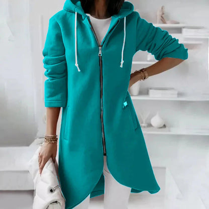 Oversized Zip-Up Streetwear Hoodie Women FitiqueFit
