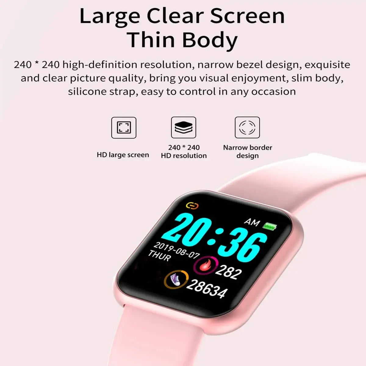 Multifunctional Smart Watch Men Women Bluetooth Connected Phone Music Player Fitness Sport Bracelet Sleep Monitor D13 Smartwatch NovaCart