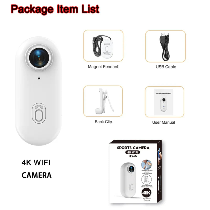 4K Mini Vlog Camera with WiFi SmartPursue™
