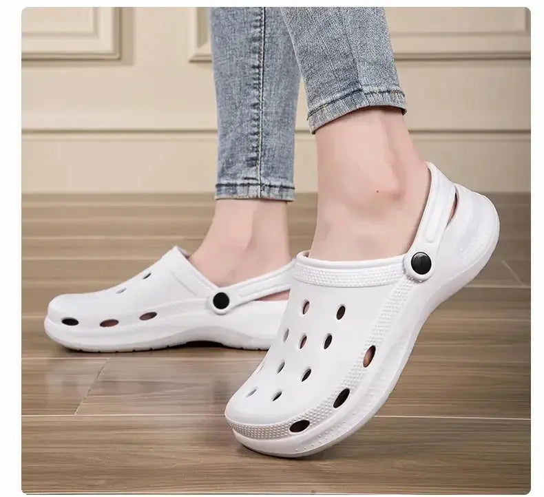Summer Men Clogs Sandals Men's and Women's Leisure Slippers Beach Slides Home Garden Shoes Outdoor Sandals Plus Size 46 47 48 NovaCart