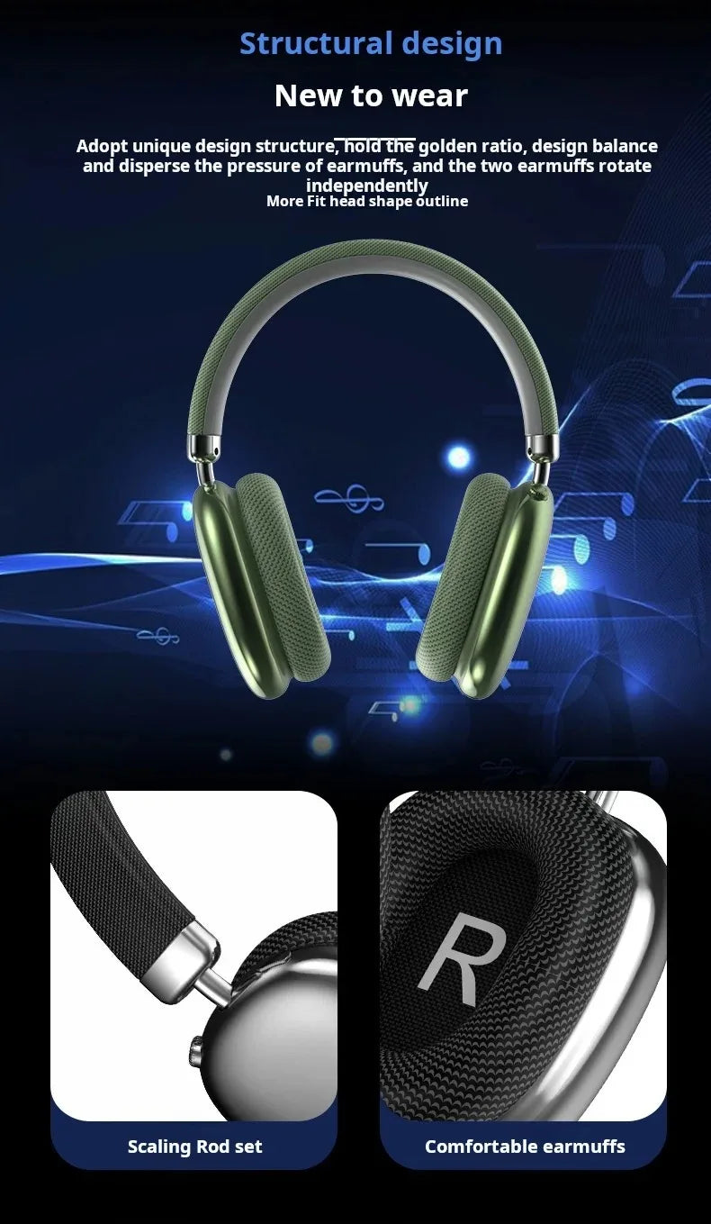 P959 Air Max Wireless Bluetooth Earphones Noise Cancelling Microphone In Ear Sports Gaming Earphones Suitable For IOS Headsets NovaCart