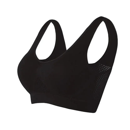Sport Bra Top Breathable Brassieres Removable pad Sports bras Woman Running Gym Clothing Wireless Underwear For Women Yoga Bra Pi-Mart