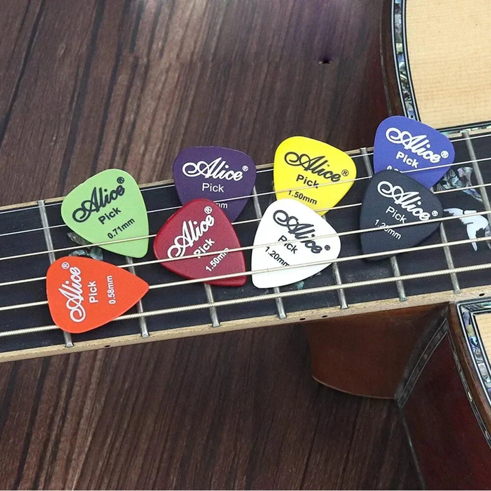 Multicolor Guitar Picks 24/50/100 Pieces Mixed ABS Premium Plastic Guitar Picks for Acoustic Electric Guitars Bass Or Ukulele Pi-Mart