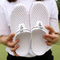 Summer Couple Breathable Half Slippers Men Outdoor Baotou Hole Sandals Beach Flip-flops Men's Casual Flip-flops Platform Sandals NovaCart