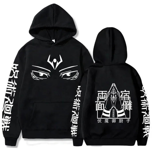 Hoodies New Japanese Anime Graphic Printing Sweatshirts for Men Womnen Hip Hop Casual Autumn Winter Fleece Streetwear Tops NovaCart