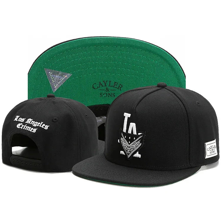 Classic Snapback Hat – Flat Bill Adjustable Baseball Cap FitiqueFit