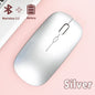 Bluetooth 5.0 Wireless Mouse Ultra Slim Portable Silent Ergonomic for Laptop Tablet PC MacBook Phone Adjustable DPI Ergonomic Pi-Mart