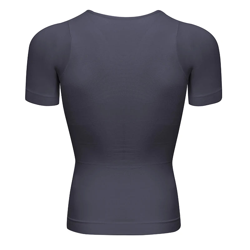 Mens Compression Shirt Undershirt Slimming Tank Top Workout Vest Abs Abdomen Slim Body Shaper NovaCart