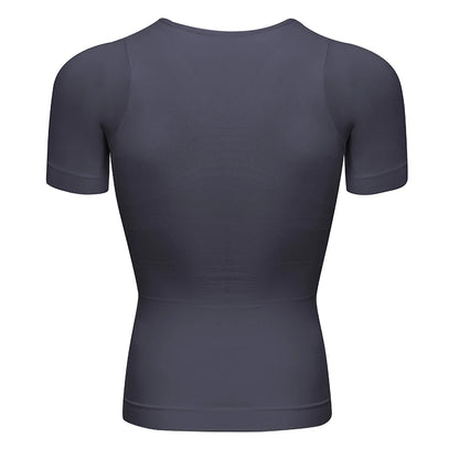 Mens Compression Shirt Undershirt Slimming Tank Top Workout Vest Abs Abdomen Slim Body Shaper NovaCart