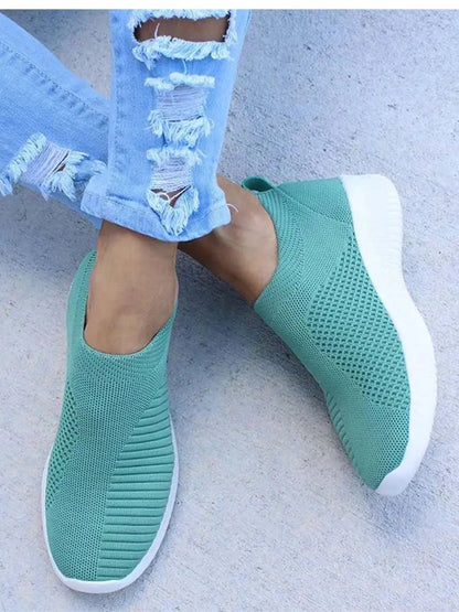Women's Sneaker Slip On Women Sneakers Breather White Shoes Women Casual Sneaker Sports Shoes Comfortable Vulcanize Shoes Female NovaCart