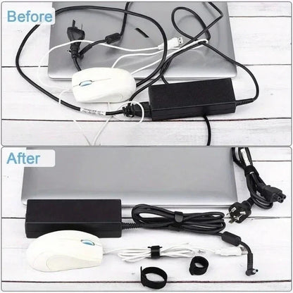 50PCS Cable Organizer Cable Management Cable Winder Tape Protector for Wire Ties Phone Accessories Organizador Cables Orginazer Pi-Mart