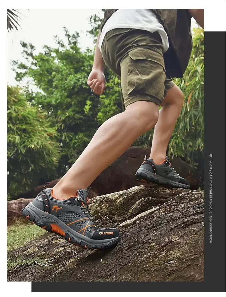 Men's Hiking Shoes Breathable Mesh Sports Single Shoes Summer Outdoor Wear-resistant  Hiking and Hunting Tactical Sports Shoes NovaCart