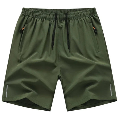 Summer Men Shorts Ice Silk Running Gym Sport Shorts Quick Dry Breathable Beach Short Pant Fitness Jogging Cool Casual Sportswear Pi-Mart