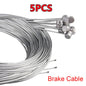 10/5/3/1PC 2M MTB Bicycle Brake Line Bicycle Speed Line Fixed Gear Shifter Gear Brake Cable Set Core Inner Wire MTB Road Bike Pi-Mart