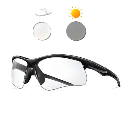 New Photochromic Cycling Sunglasses Men Women Outdoor Mtb Bicycle Sun Glasses Running Eyewear Sports Bike Windproof Goggles Pi-Mart