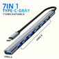 USB C Hub 8In1 7in2 7in1 Type C 3.1 To 4K HDMI Adapter with RJ45 SD/TF Card Reader PD Fast Charge for MacBook Notebook Laptop Pi-Mart
